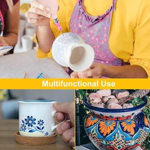 Outils et fournitures de poterie, applicateur de précision en céramique pour la poterie, glaçure de bouteille, ensemble d'outils en argile DIY - Product Image 5