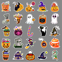 Autocollants Graffiti mignons en Pvc, 50 pièces, autocollants auto-adhésifs pour boîte à dessin, guitare, bouteille d'eau, armoire, étui de téléphone et livres