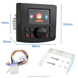 GRANDnavi 3 pulgadas BT Boat Marine Radio FM AM RDS Reproductor de video para Gauge ATV UTV SUV RV Golf - Product Image 2