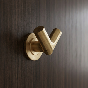 Ak Brass Modern Stainless Steel Wall Hook With Brass Finished <b>Coat</b> Hanger Wall Hanger - Product Image 5