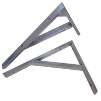 Etagère pliante en acier inoxydable, support mural à Angle en L, en acier inoxydable, OEM ODM OBM