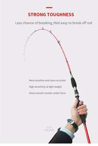 Caña de Pescar de Carbono Sólido para Pesca en Agua Salada, 1.8M, para Jigging y Pesca Lenta - Product Image 2