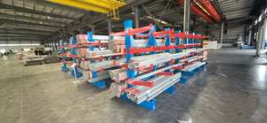 Stockez efficacement les marchandises longues avec des rayonnages cantilever réglables en acier au carbone à 5 couches avec protection anticorrosion - Product Image 3