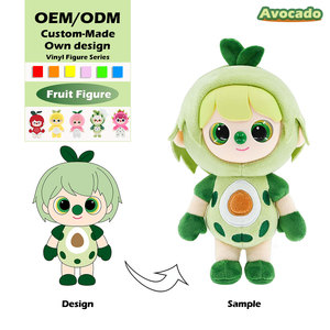 Poupée en peluche personnalisée, figurine en vinyle sur mesure, série 20 cm, visage en PVC, fabricant de figurines en peluche, design amusant avocat, boîte mystère - Product Image 1