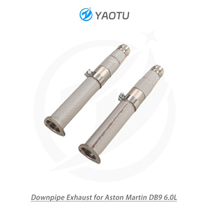 Tubo di Scarico Anteriore Dritto YT Premium in Acciaio Inox 304 con Protezione Termica per <span class=keywords><strong>Aston</strong></span> Martin <span class=keywords><strong>DB9</strong></span> 6.0L - Product Image 5
