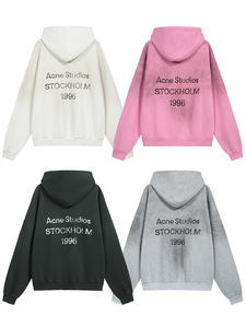 <span class=keywords><strong>Felpa</strong></span> con Cappuccio Oversize Vintage Lavata e Usurata con Scritta '1996', 100% Cotone, <span class=keywords><strong>per</strong></span> <span class=keywords><strong>Coppie</strong></span>, Uomo e Donna, Qualità Premium - Product Image 2