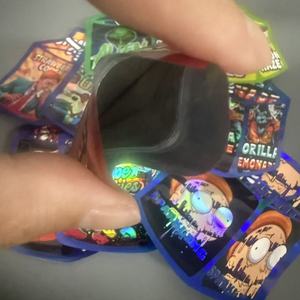 <strong>Cheap</strong> 3.5g Juice Sachet Shaped Mylar Bags Silk Screen Printing Resealable Ziplock Foil Pouches for Sweet Candy Snack Packaging - Product Image 6