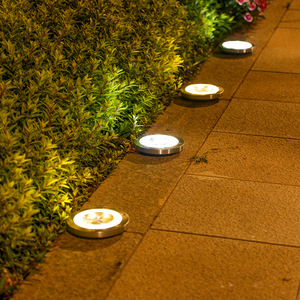 <b>Solar</b> Garden Lights 6V LED Water Resistant Outdoor Pathway Step Lawn <b>Lighting</b> - Product Image 2