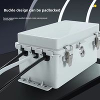 Boîtier de jonction électrique IP65 66 67 en ABS, boîtier pour instruments électroniques, boîtier en plastique étanche pour appareil extérieur