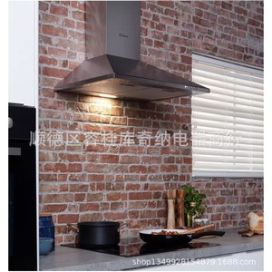 Hotte aspirante Kuchinar de style européen en acier inoxydable 60 cm, aspiration supérieure avec panneau de boutons pour cuisine - Product Image 4