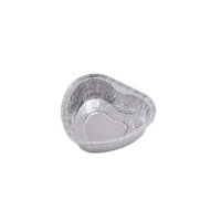 Barquettes à gâteau en aluminium et PP de formes variées avec couvercles transparents, mini-contenants jetables pour la cuisson, compatibles micro-ondes, qualité alimentaire, capacité 100 ml