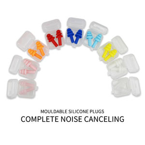 سدادات أذن عازلة للضوضاء من السيليكون مريحة للعمل والنوم والدراسة بألوان مخصصة وتغليف متعدد - Product Image 5