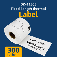 Étiquette d'expédition thermique Dk-1202 DK-11202 compatible Brother pour imprimante QL700/800
