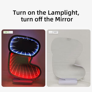 จัดส่งที่รวดเร็วพ่อคริสต์มาสกระจกอะคริลิโลโก้นําป้ายอิเล็กทรอนิกส์สําหรับการโฆษณาในร่ม 3D ป้ายนีออนที่กําหนดเอง - Product Image 4