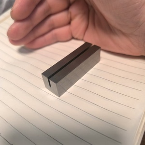 4 cm recht roestvrijstalen displaylabel prijskaartje visitekaartje desktop notitieblok berichtbasisstandaard desktop organizer - Product Image 4