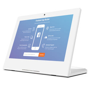 포스 레스토랑 주문 키오스크 태블릿 10.1인치 L자형 스마트 터미널 안드로이드 POE WIFI 정전식 터치 산업용 태블릿 PC - Product Image 1