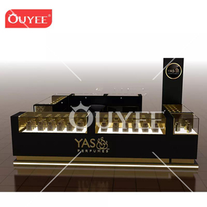 Nhà Máy Sal Glass Showcase Nước Hoa Hiển Thị Tủ Thiết Kế Nước Hoa Mỹ Phẩm Morden Mall Nước Hoa Kiosk - Product Image 3