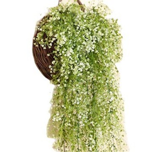 Guirnalda Colgante Artificial Greenway de Salgueiro Dourado, 30cm-100cm, Flor de Seda Blanca de Plástico, Planta Decorativa para Interiores y Paisajismo - Product Image 2