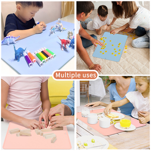 Tapete de Silicona Reutilizable, Enrollable, Fácil de Limpiar, Antiadherente, para Niños, para Dibujar, Pintar, Manualidades - Product Image 5