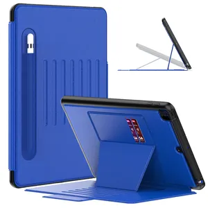 Strong Magnetic Auto Sleep Shockproof Tablet Case For iPad 9th Generation 10.2 2021 Shockproof Rugged Hybrid Tablet Cover