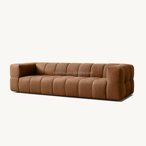 2025 Tùy Chỉnh Thiết Kế Hiện Đại 3-Chỗ Ngồi Tufted Chesterfield Sofa Da Thiết Lập Hiện Đại Sang Trọng Đồ Nội Thất Phòng Khách Sạn Bọt Biển - Product Image 2