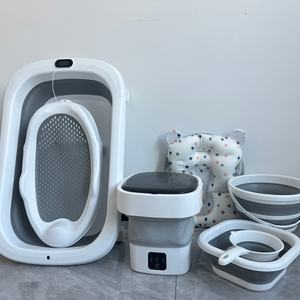 Coffret Cadeau Bébé en Plastique <span class=keywords><strong>de</strong></span> Haute Qualité avec Baignoire pour Nouveau-né et Siège d'Apprentissage <span class=keywords><strong>de</strong></span> la Propreté 3-en-1 pour Enfants <span class=keywords><strong>de</strong></span> 0 à 8 Ans - Product Image 1