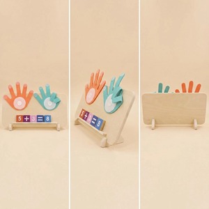 Jouets éducatifs <span class=keywords><strong>en</strong></span> bois Montessori numériques pour tout-petits, ensemble d'outils pédagogiques personnalisables avec des fonctionnalités intelligentes, cadeau d'anniversaire - Product Image 2