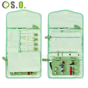 Shero High End Luxury Exquisite Flap Style Multi Compartment Jewelry Bag Custom Color Size for Earring <b>Ring</b> <b>Storage</b> - Product Image 3