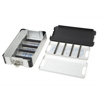 Kit de Stérilisation d'Instruments Chirurgicaux Orthopédiques JQ-QXH002 – Boîte à Instruments en Alliage d'Aluminium pour Fractures des Membres Inférieurs