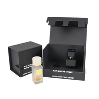 Boîte d'échantillons de parfum en carton rigide personnalisée en gros avec insert en éponge gaufrée pour le rangement de produits de beauté