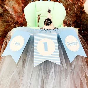 Decoración para Fiesta <span class=keywords><strong>de</strong></span> Primer Cumpleaños <span class=keywords><strong>de</strong></span> Bebés Niños y Niñas <span class=keywords><strong>de</strong></span> Un Año, Pancarta <span class=keywords><strong>de</strong></span> Feliz Cumpleaños, Pancarta <span class=keywords><strong>de</strong></span> Papel para Cumpleaños - Product Image 2