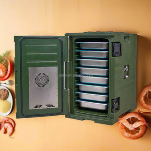 Boîte de transport alimentaire électrique isolée empilable, boîte de <span class=keywords><strong>service</strong></span> de traiteur, réchaud de 130 L - Product Image 2