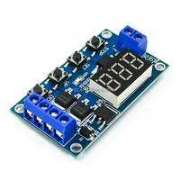 Module de contrôle de temporisation numérique à double MOS LED 12V 24V DC, relais temporisé, déclencheur de cycle, interrupteur de temporisation, carte de circuit, module de contrôle de temporisation DIY