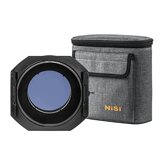 Nisi kit de suporte com filtro de 150mm, suporte para filtro de câmera (adaptador de paisagem cpl + suporte de filtro) e acessórios para lente sony fe 12-24mm f4 g