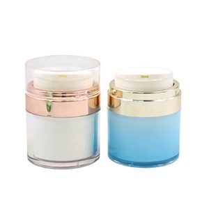 Pot à pompe sans air multicolores 30ml 50ml, rechargeable, pour crèmes et lotions cosmétiques - Product Image 3