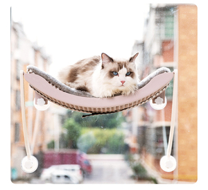 Hamac pour chat, lit-balançoire avec <span class=keywords><strong>coussin</strong></span> ou planche à gratter, panier <span class=keywords><strong>de</strong></span> balançoire pour le <span class=keywords><strong>soleil</strong></span> - Product Image 6