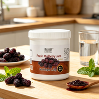 Lotlong Groothandel Geconcentreerde Echte Fruitverse Moerbeienjam 35% Brix 1,2kg 12 Vaten Bubble Tea Dranken Thuis