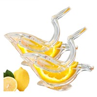 Gratis Monster Keukengereedschap Limoen Squeezer Acryl Crystal Manual Juicer Exprimidor De Limon Clear Bird Citroenpers