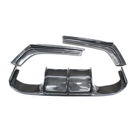 Offre Spéciale 3 pièces fibre de carbone V Style diffuseur arrière pour BMW M3 F80 M4 F82 F83 voiture pare-chocs arrière sous lèvre séparateur diffuseur arrière