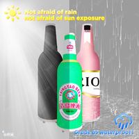 Écran LED d'affichage publicitaire personnalisé haute définition intérieur/extérieur, module flexible en forme créative, bouteille de bière, boîte de conserve