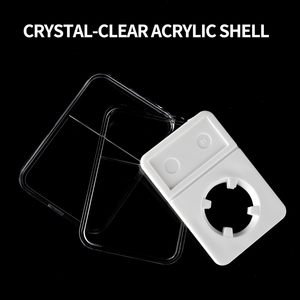 Wholesale New Design Custom White Acrylic <b>Coin</b> Slab Display Holder <b>Case</b> for <b>Coin</b> Collection Grade Display - Product Image 3