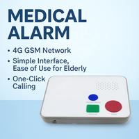 Système d'appel intelligent pour patients, hôpitaux et maisons de retraite, appel bidirectionnel mains libres, 4G LTE, bouton d'appel infirmière à une touche, détection de chute