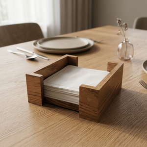 Porta Servilletas de Madera Personalizado, Impermeable, Ecológico y Duradero, Estilo Americano B.S. INTERNATIONAL BS-0277 - Product Image 1