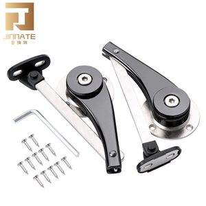 JINNATE Cabinet <b>Door</b> Fold Down Support Rod 2.5 Mm Iron Zinc Alloy Surface Mount Soft Closing Minimalist Design - Product Image 1