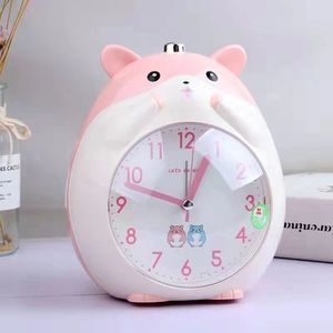 นาฬิกาปลุกดนตรีรูปการ์ตูนรูปหนูแฮมสเตอร์พร้อมไฟสัมผัส - Product Image 1