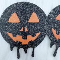 Cache-tétons fantôme d'Halloween jetables, imperméables et anti-transpiration, drôles, pour femmes