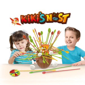 Gran oferta, juego de mesa de diseño personalizado, juguetes interactivos de aprendizaje, clásicos, divertidos juegos de mesa educativos de anidación de gallina para niños - Product Image 1