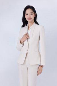 Traje de Mujer <span class=keywords><strong>para</strong></span> Gerente de Hotel de Alta Gama, Otoño Invierno, Uniforme Profesional <span class=keywords><strong>para</strong></span> Recepcionista de Oficina, Ropa de Trabajo Elegante <span class=keywords><strong>para</strong></span> Negocios - Product Image 4