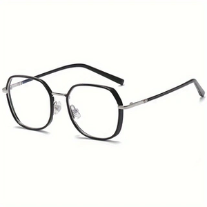 2024 été style transparent polygone <span class=keywords><strong>lunettes</strong></span> femmes <span class=keywords><strong>visage</strong></span> rond sans maquillage ultra léger <span class=keywords><strong>petit</strong></span> cadre anti-yeux bleus cadre - Product Image 6