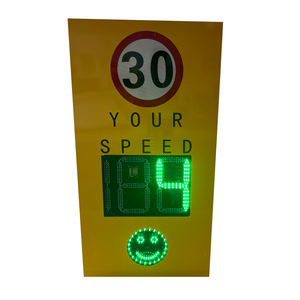 Equipo de advertencia de curva de seguridad vial Pantalla de velocidad de radar Señal de tráfico - Product Image 1